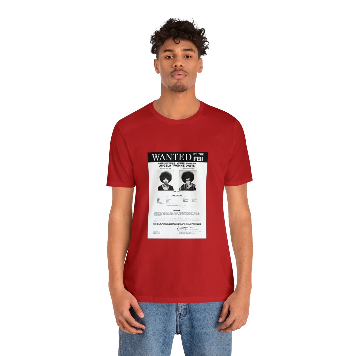 Angela Davis Unisex Jersey Short Sleeve Tee