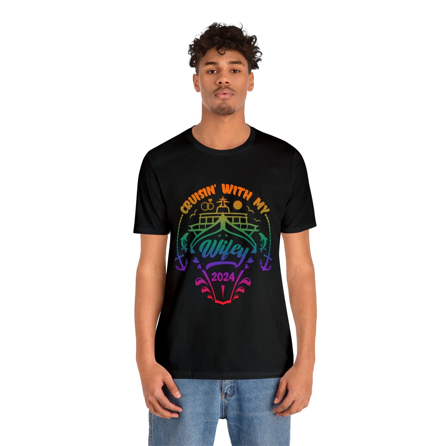 "Cruisin' with my Wifey 2024" Short Sleeve Tee