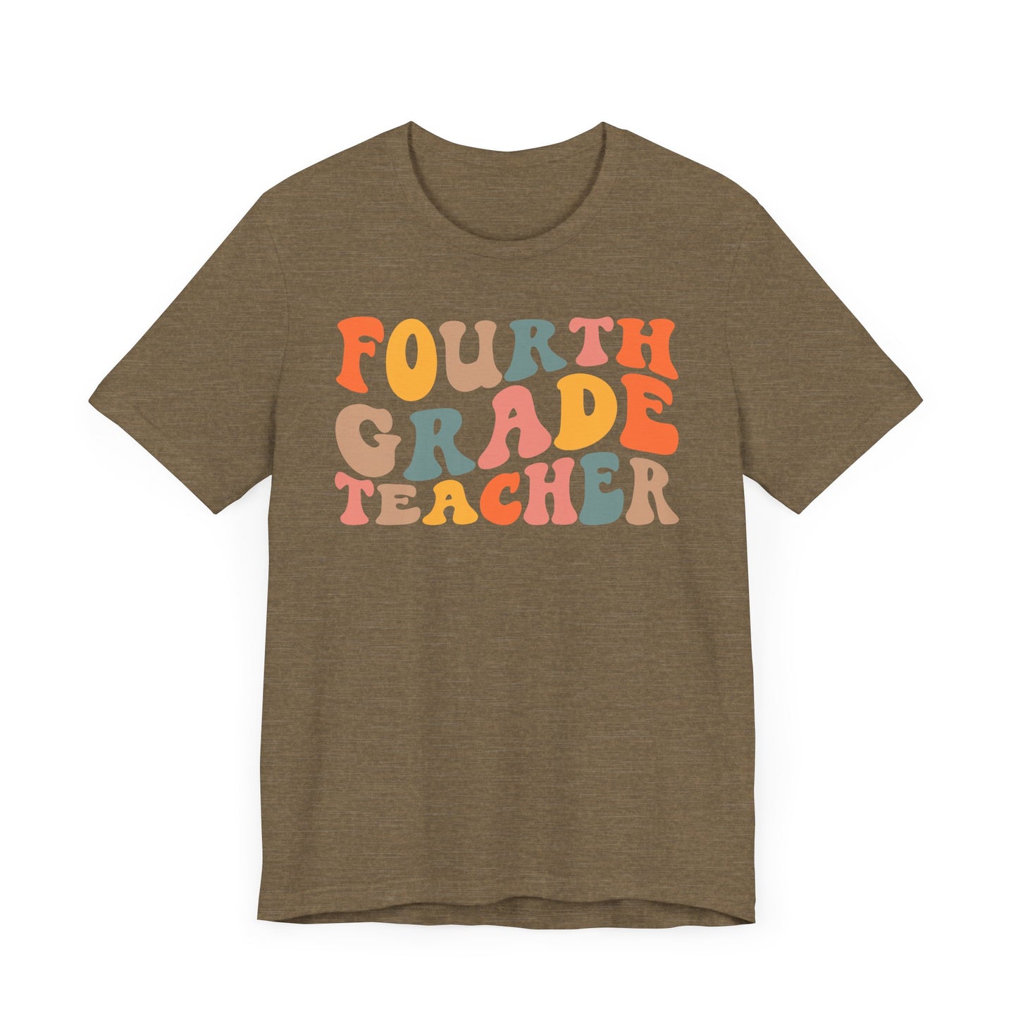 Retro Fourth Grade Tee-colorful