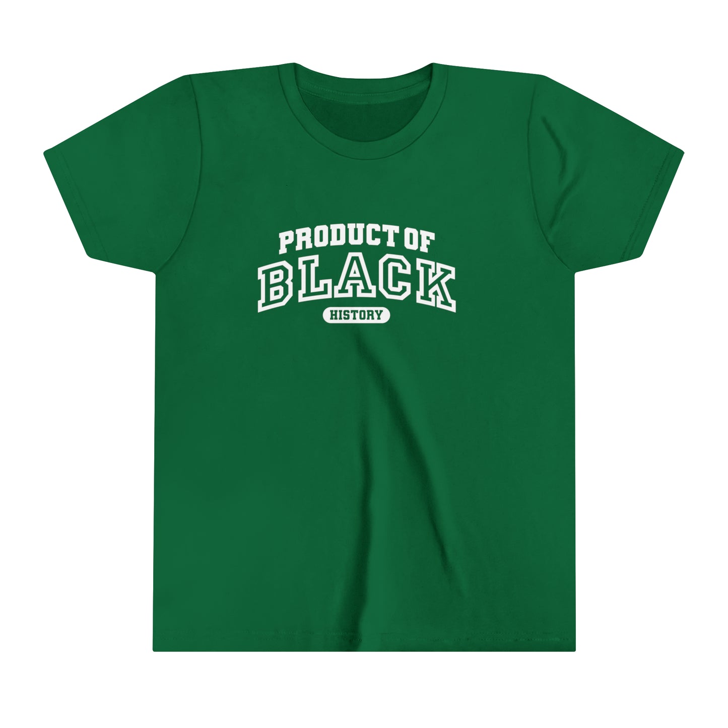 Product of Black History Youth Short Sleeve Tee