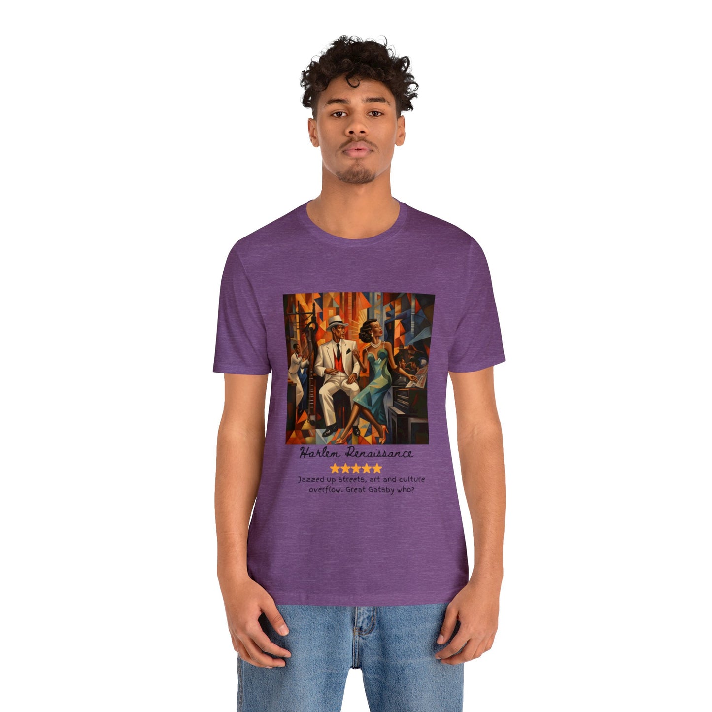 The Harlem Renaissance Experience! ✨🌟 Black font Tee