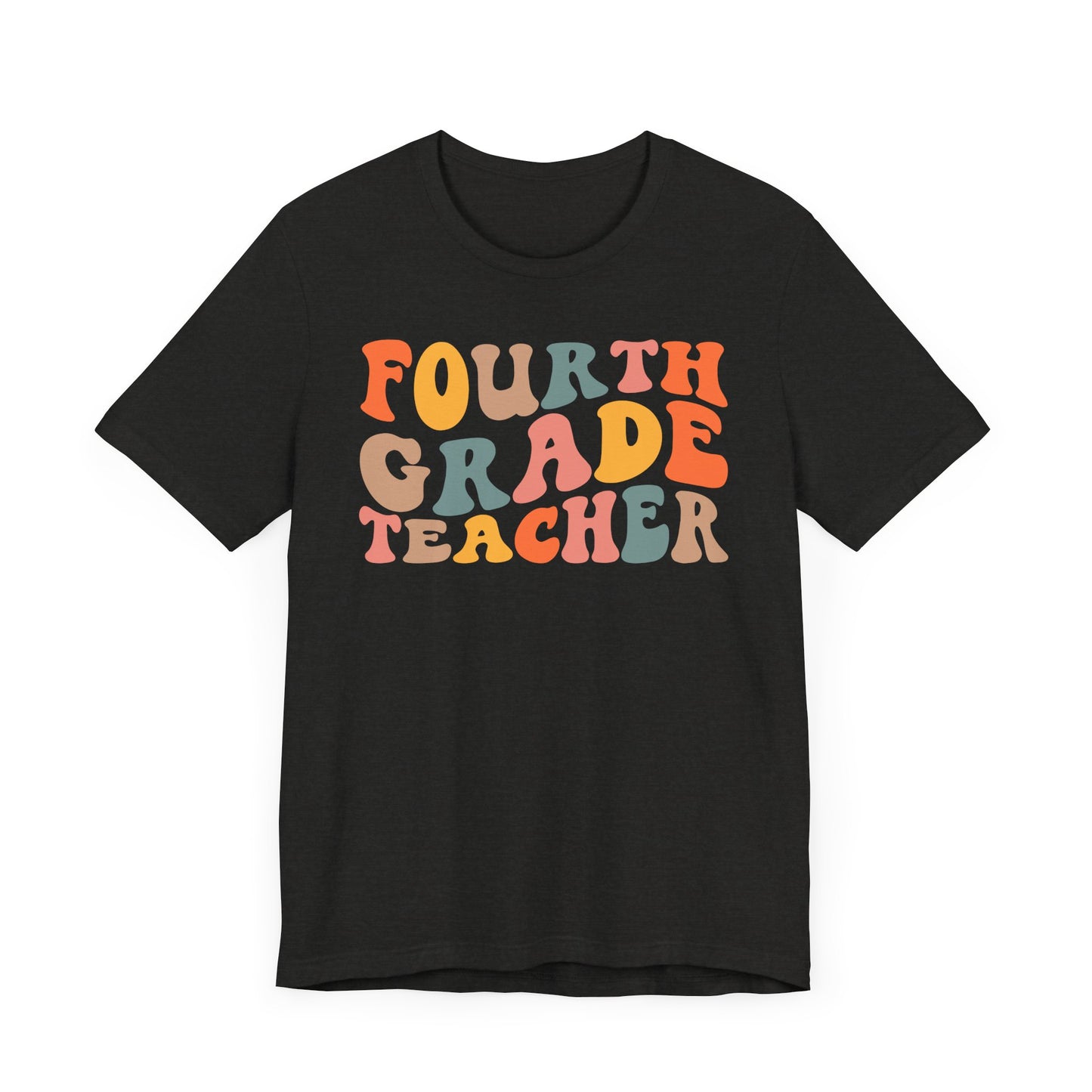 Retro Fourth Grade Tee-colorful