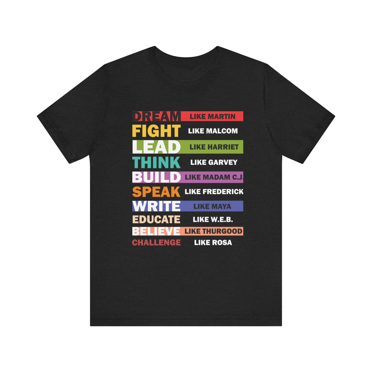 "Black Leaders" Unisex Jersey Short Sleeve Tee