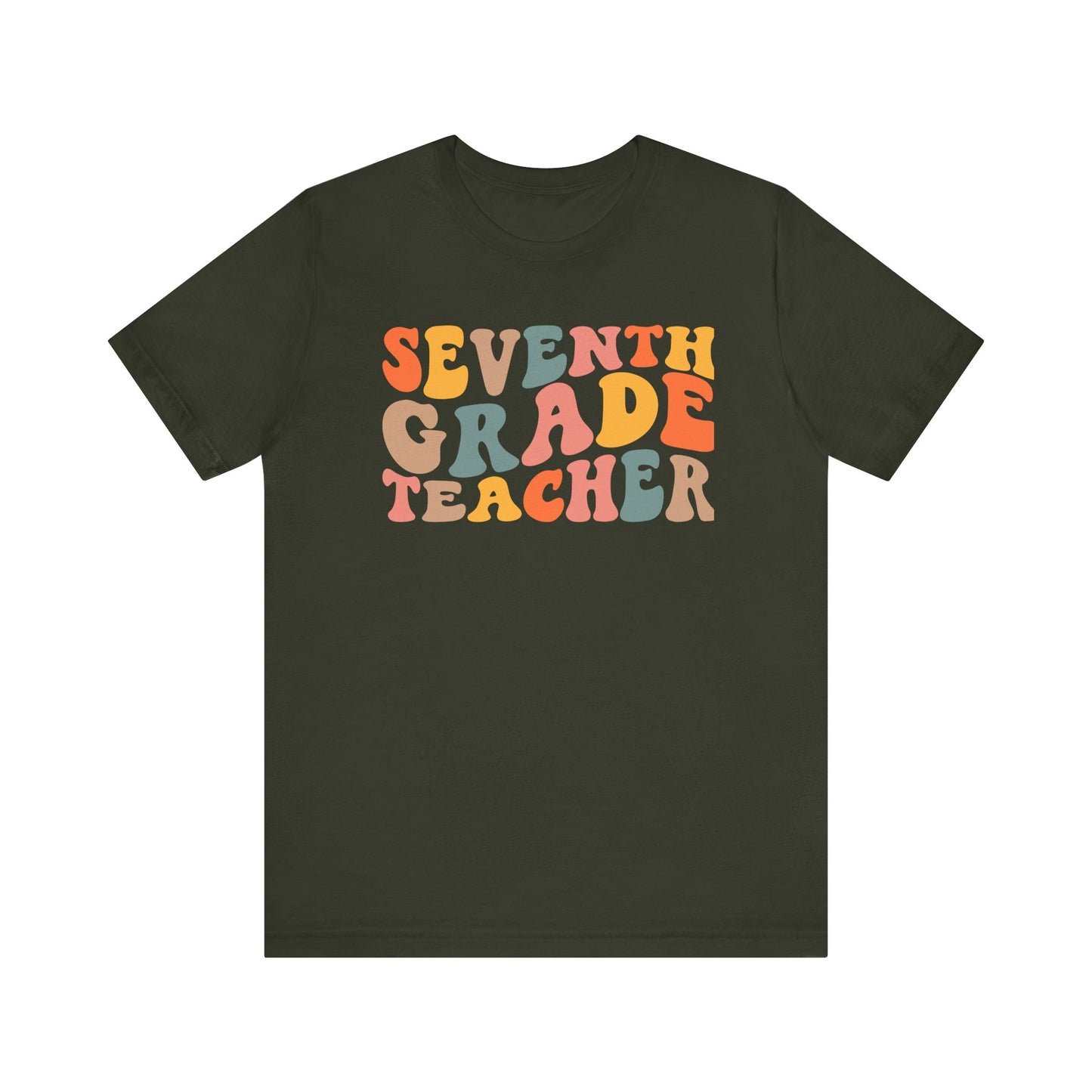 Retro Seventh Grade Tee-colorful