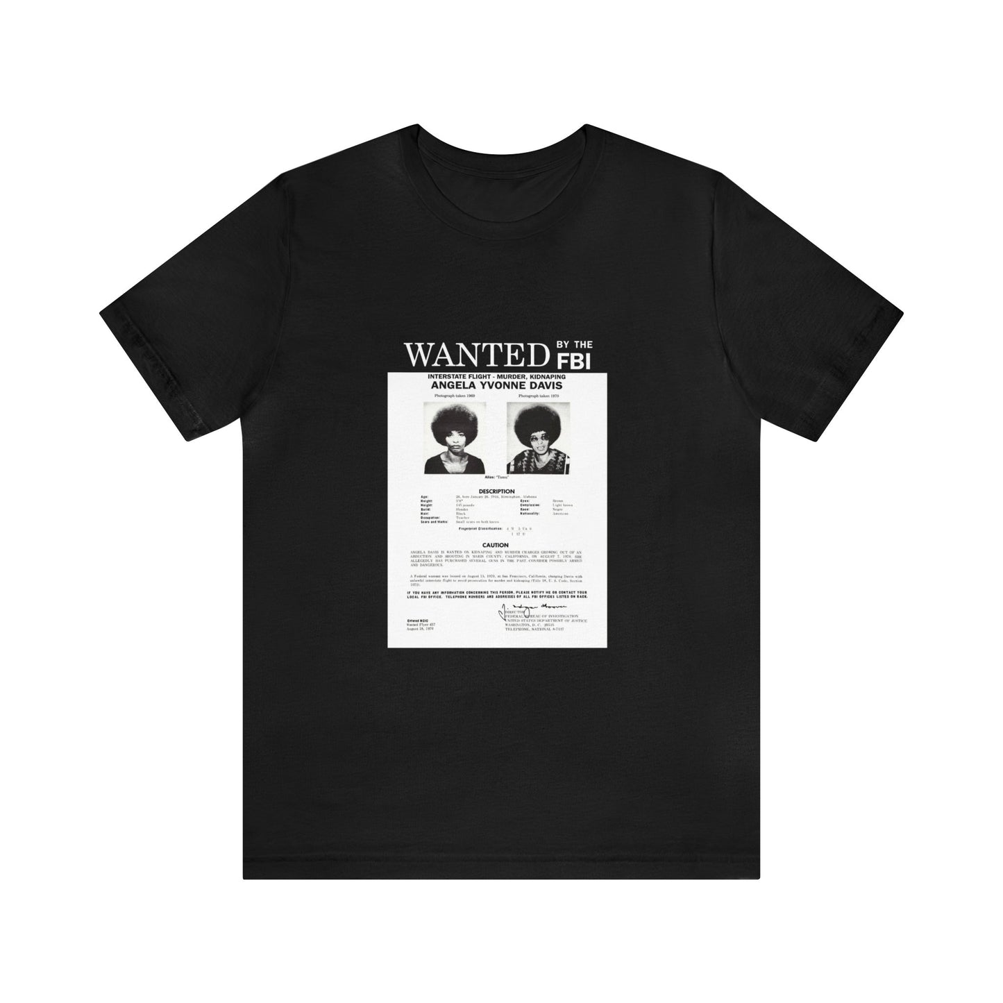 Angela Davis Unisex Jersey Short Sleeve Tee