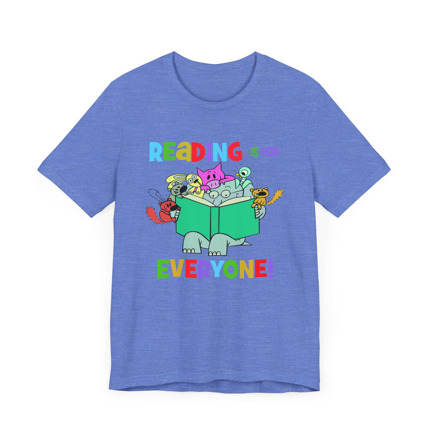 Reading is for everyone" Unisex Jersey Short Sleeve Tee