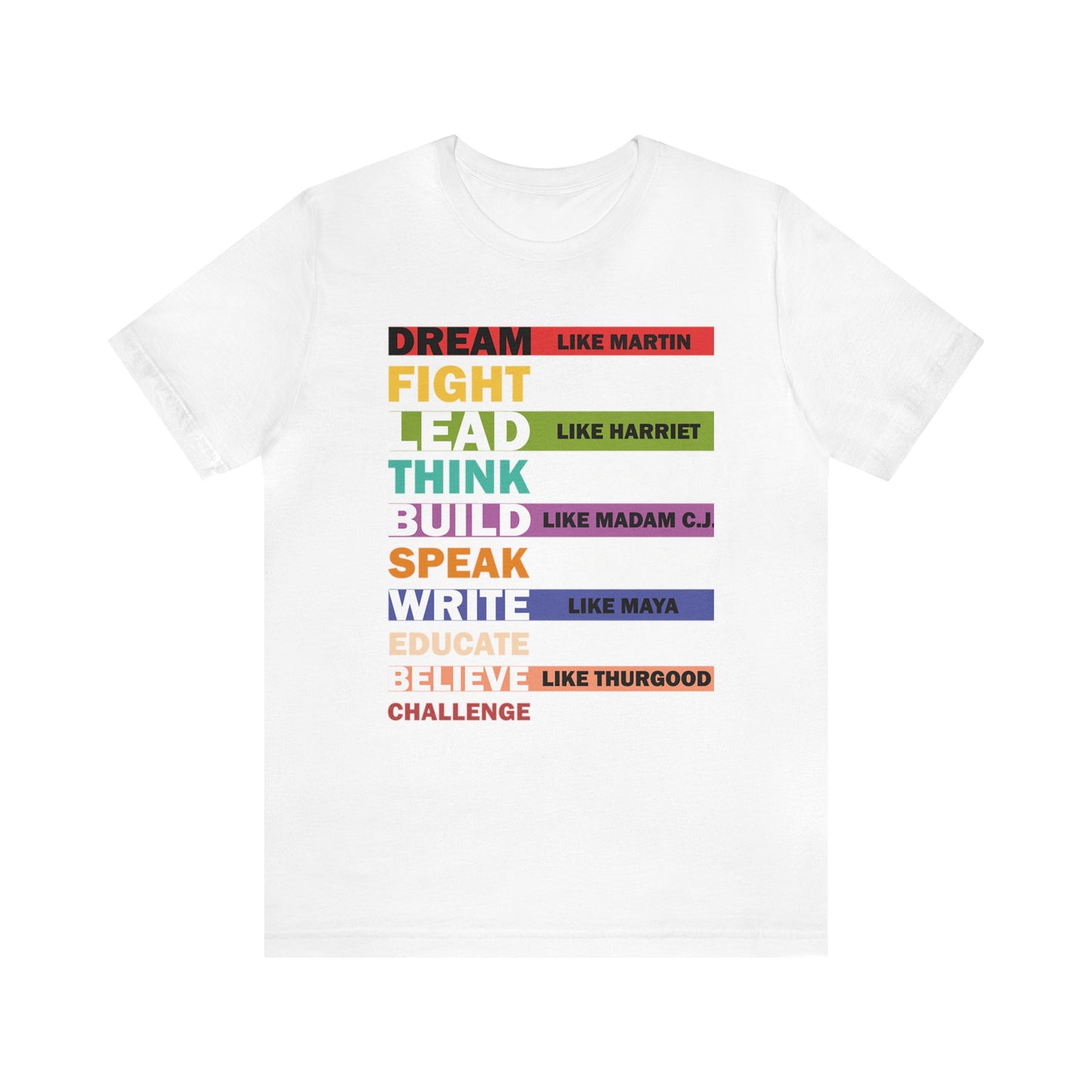 "Black Leaders" Unisex Jersey Short Sleeve Tee