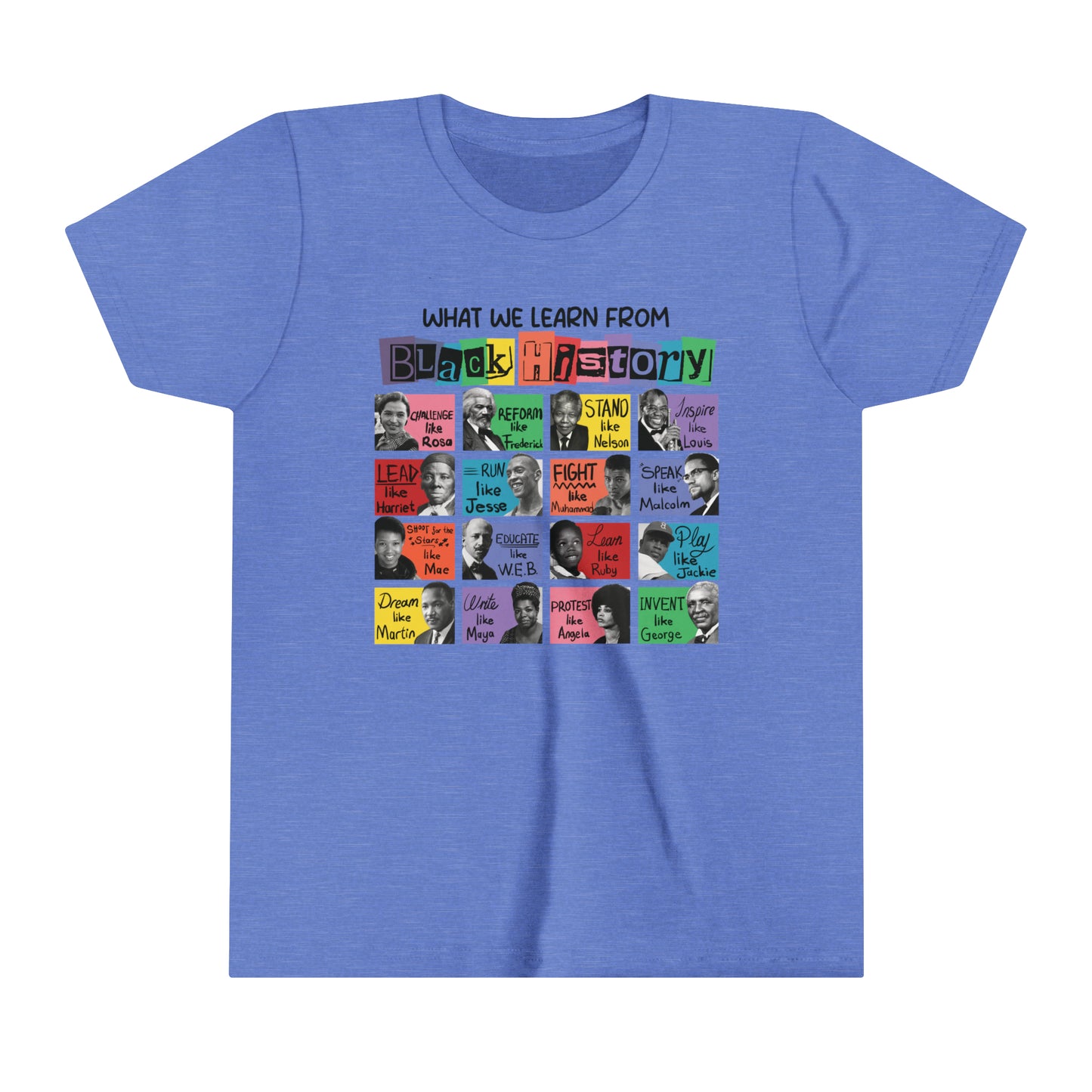 What we learn from Black History -Youth Short Sleeve Tee