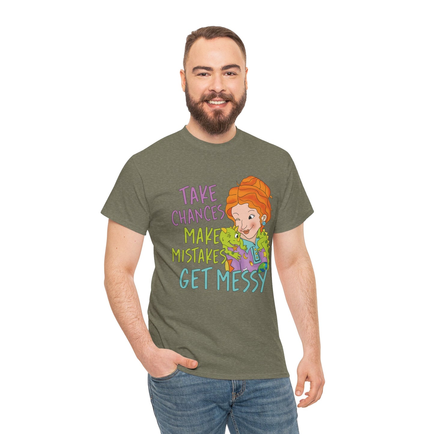 Ms. Frizzle “Take Chances · Make Mistakes · Get Messy Unisex Tee