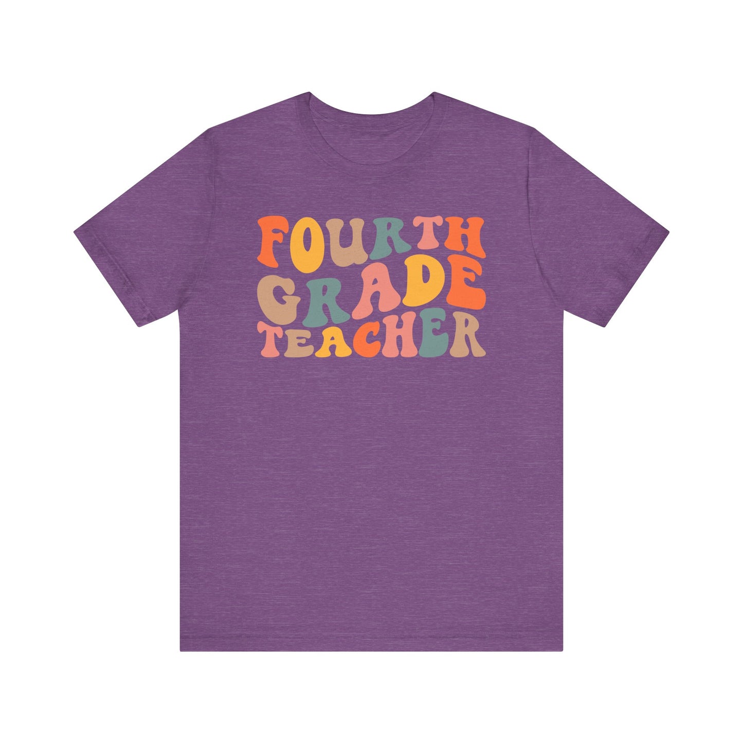 Retro Fourth Grade Tee-colorful