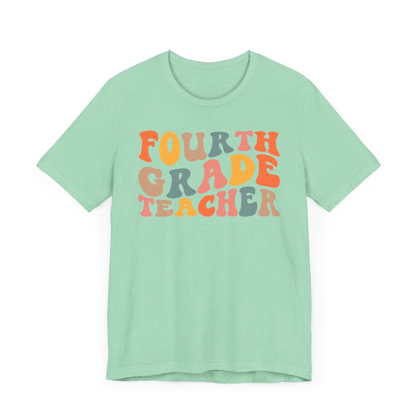 Retro Fourth Grade Tee-colorful