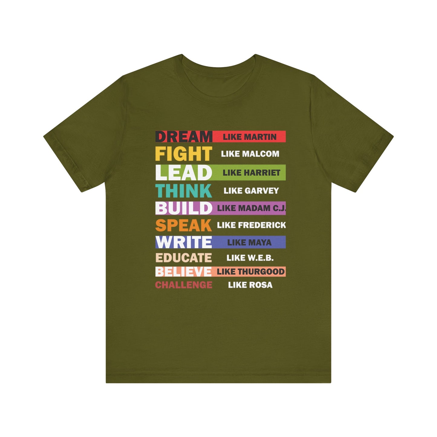 "Black Leaders" Unisex Jersey Short Sleeve Tee