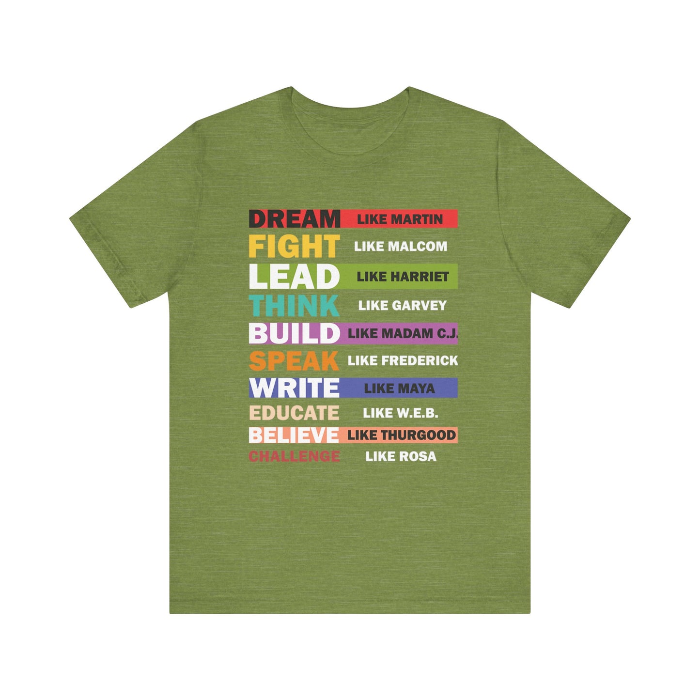 "Black Leaders" Unisex Jersey Short Sleeve Tee