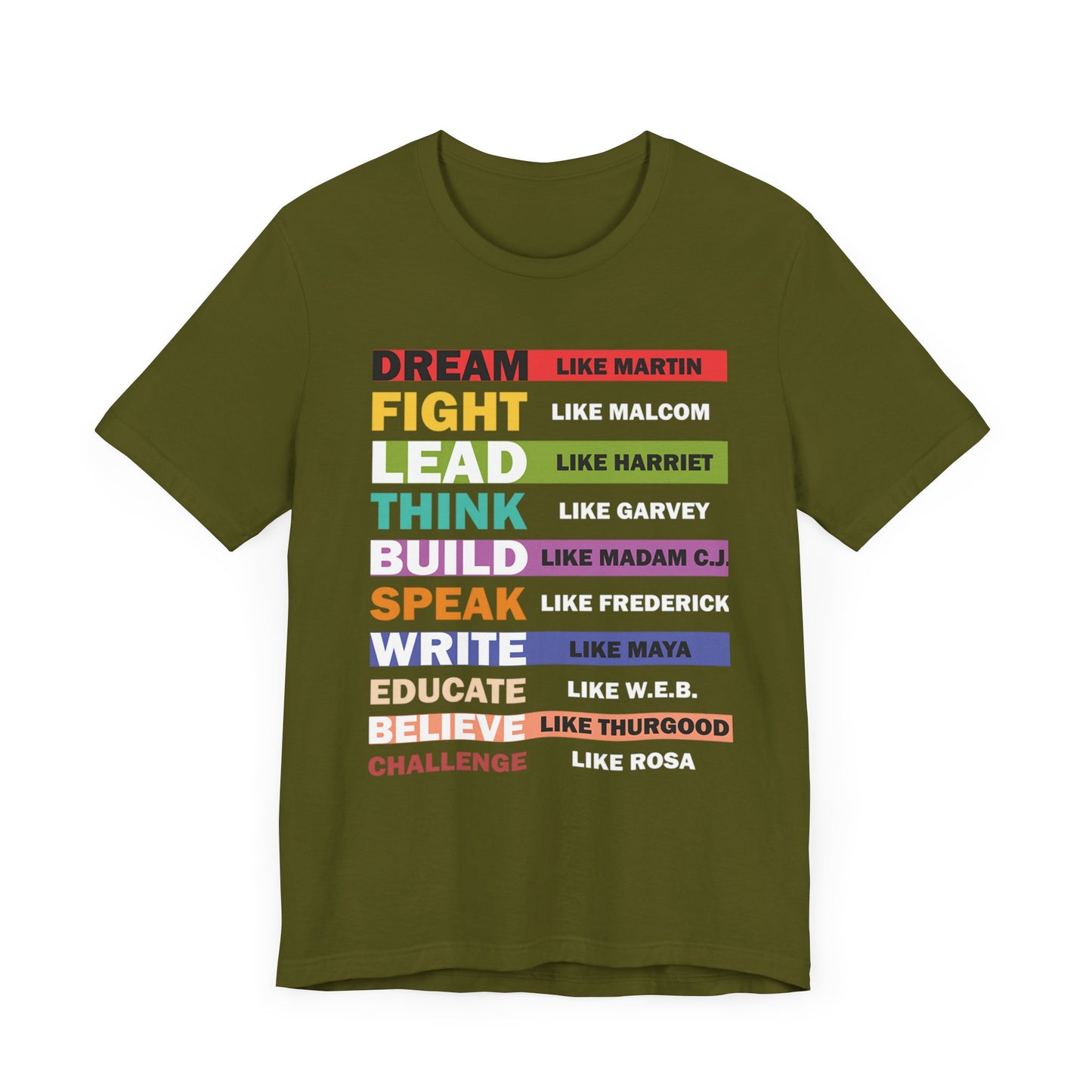 "Black Leaders" Unisex Jersey Short Sleeve Tee