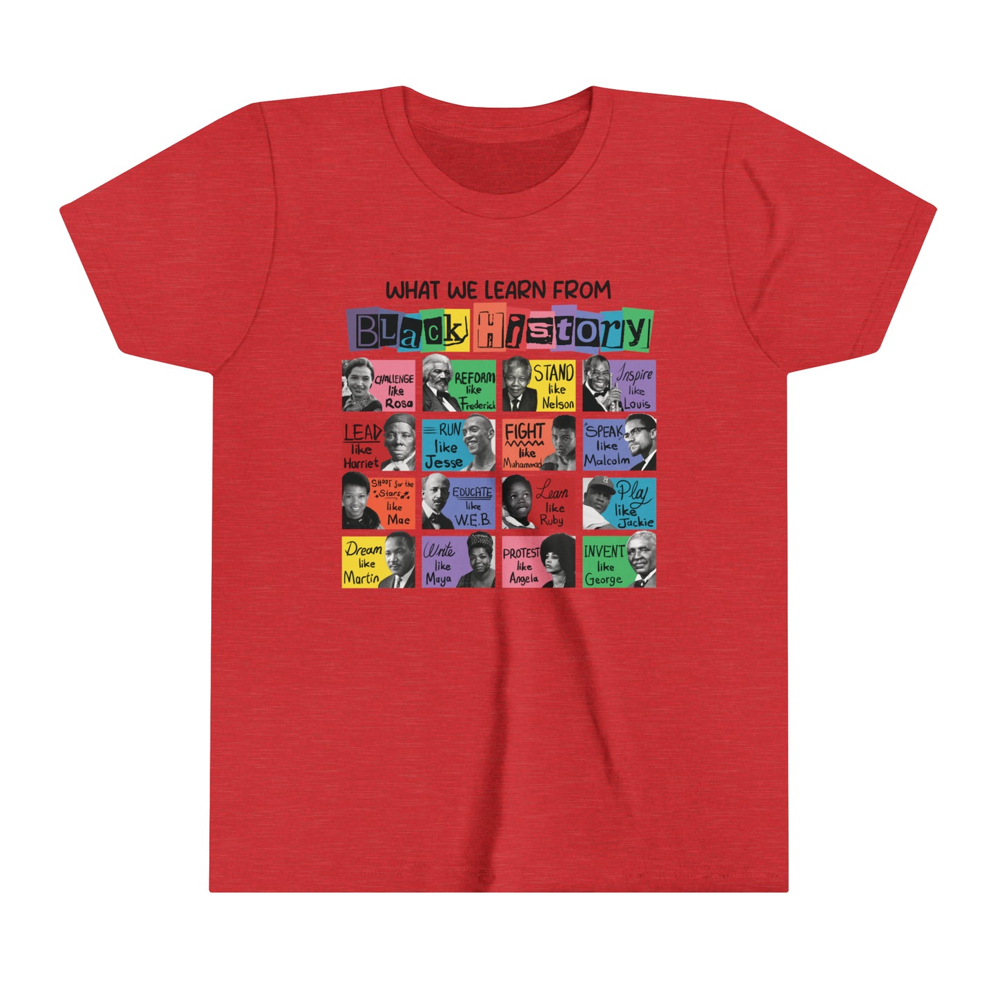 What we learn from Black History -Youth Short Sleeve Tee