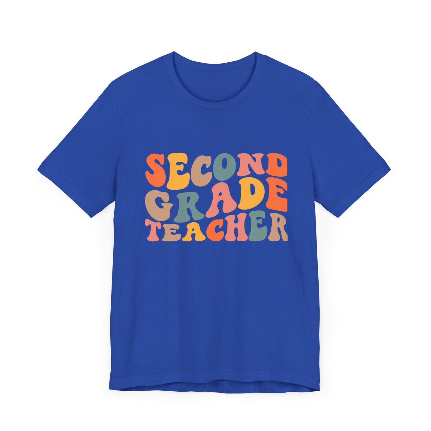 Retro Second Grade Tee-colorful