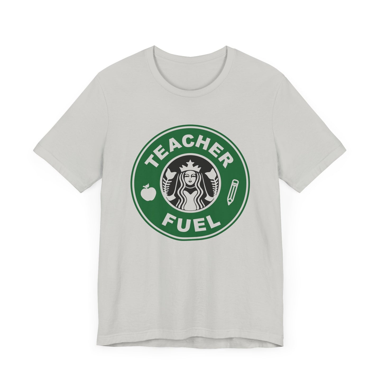 Teacher Fuel in a coffee Logo
