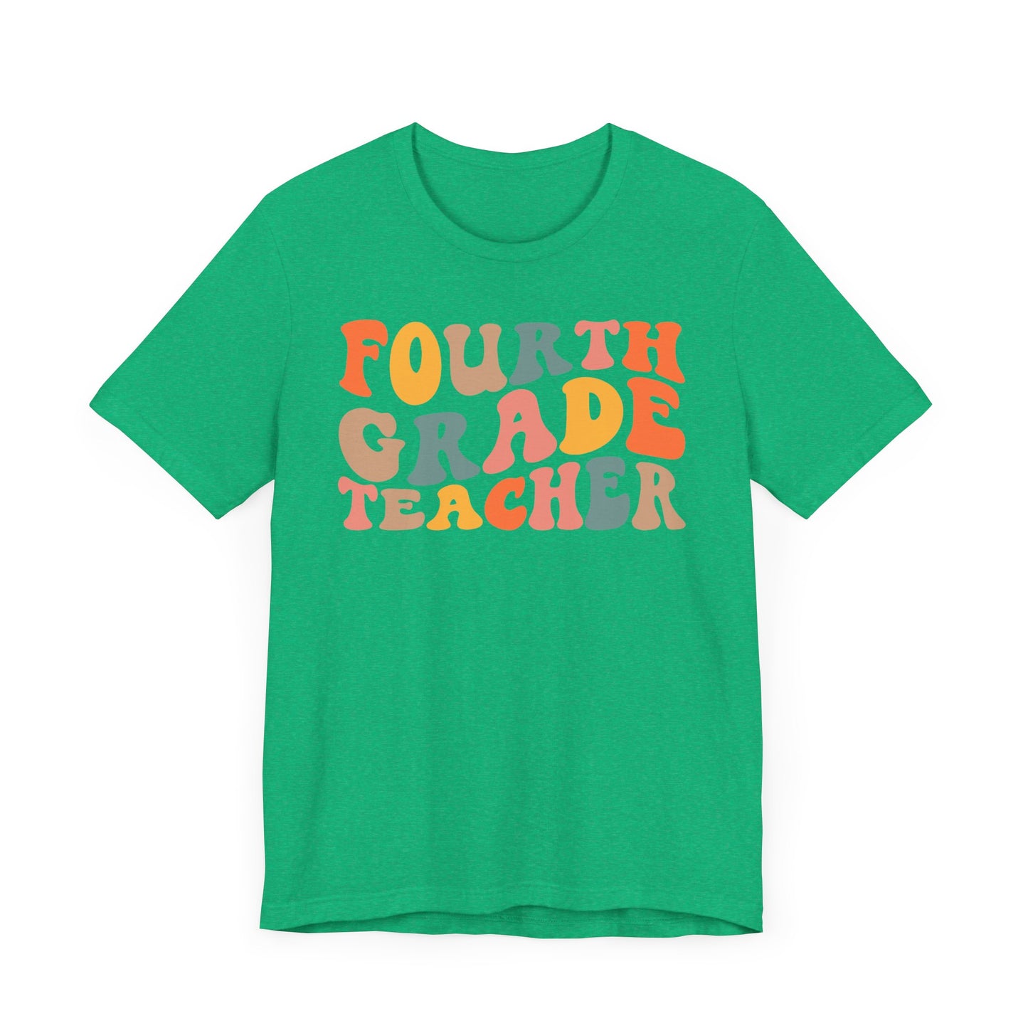 Retro Fourth Grade Tee-colorful