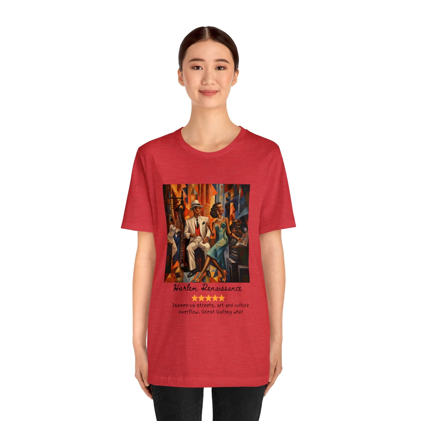 The Harlem Renaissance Experience! ✨🌟 Black font Tee