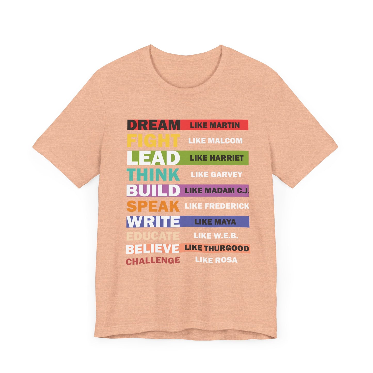 "Black Leaders" Unisex Jersey Short Sleeve Tee