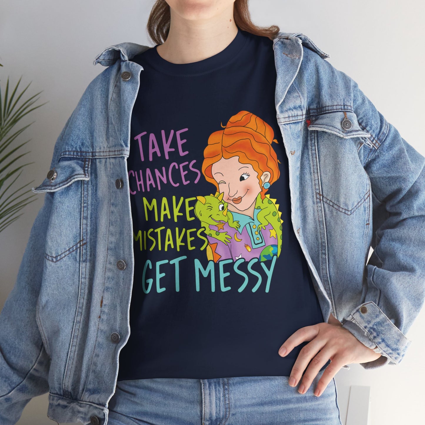 Ms. Frizzle “Take Chances · Make Mistakes · Get Messy Unisex Tee