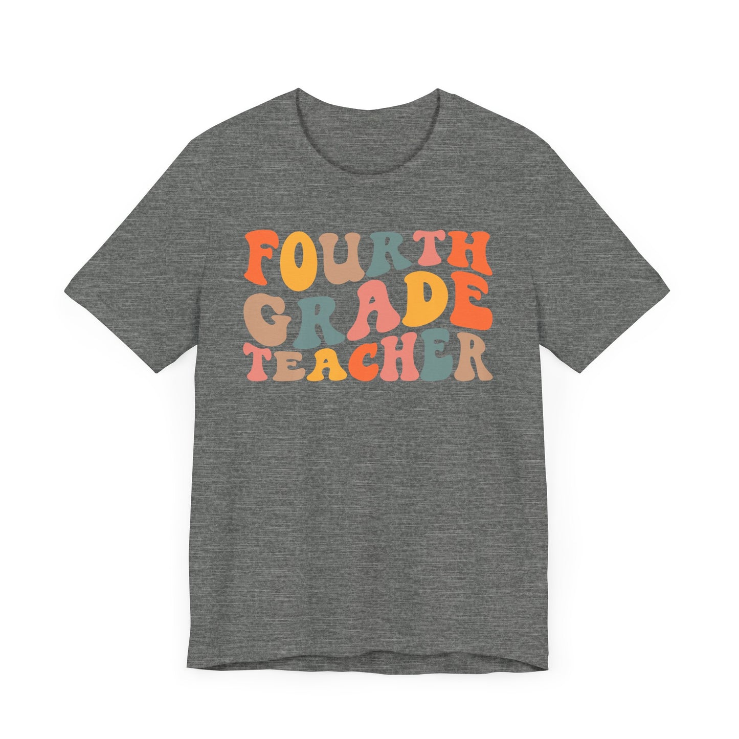 Retro Fourth Grade Tee-colorful