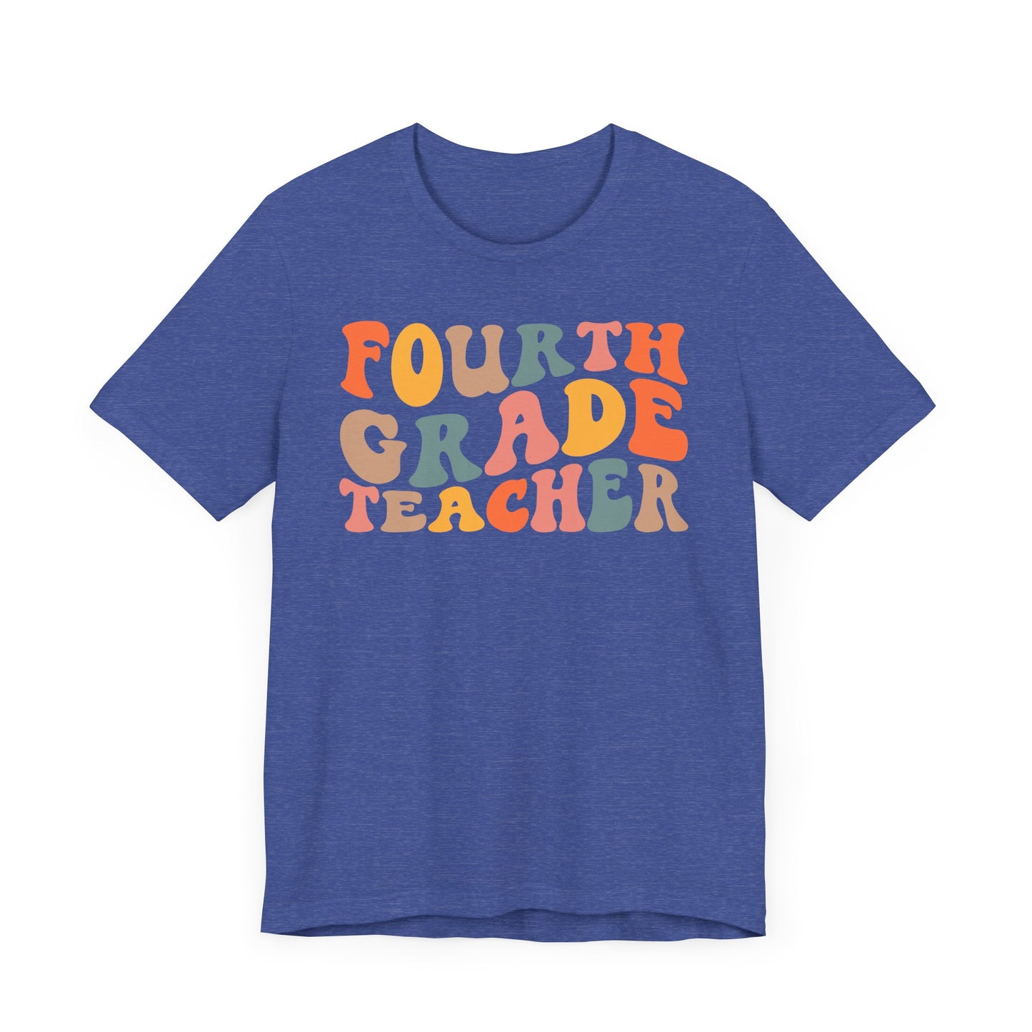 Retro Fourth Grade Tee-colorful