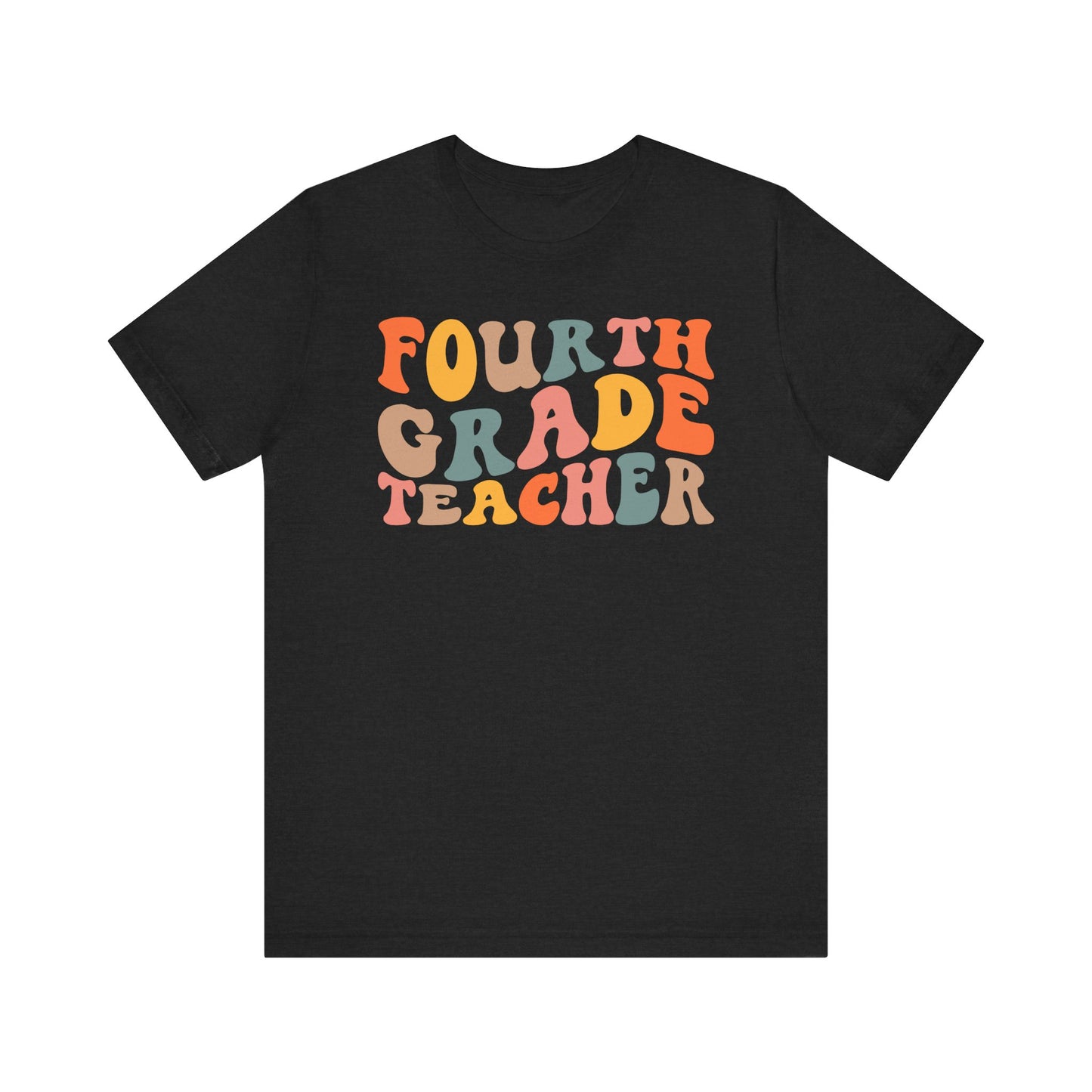 Retro Fourth Grade Tee-colorful