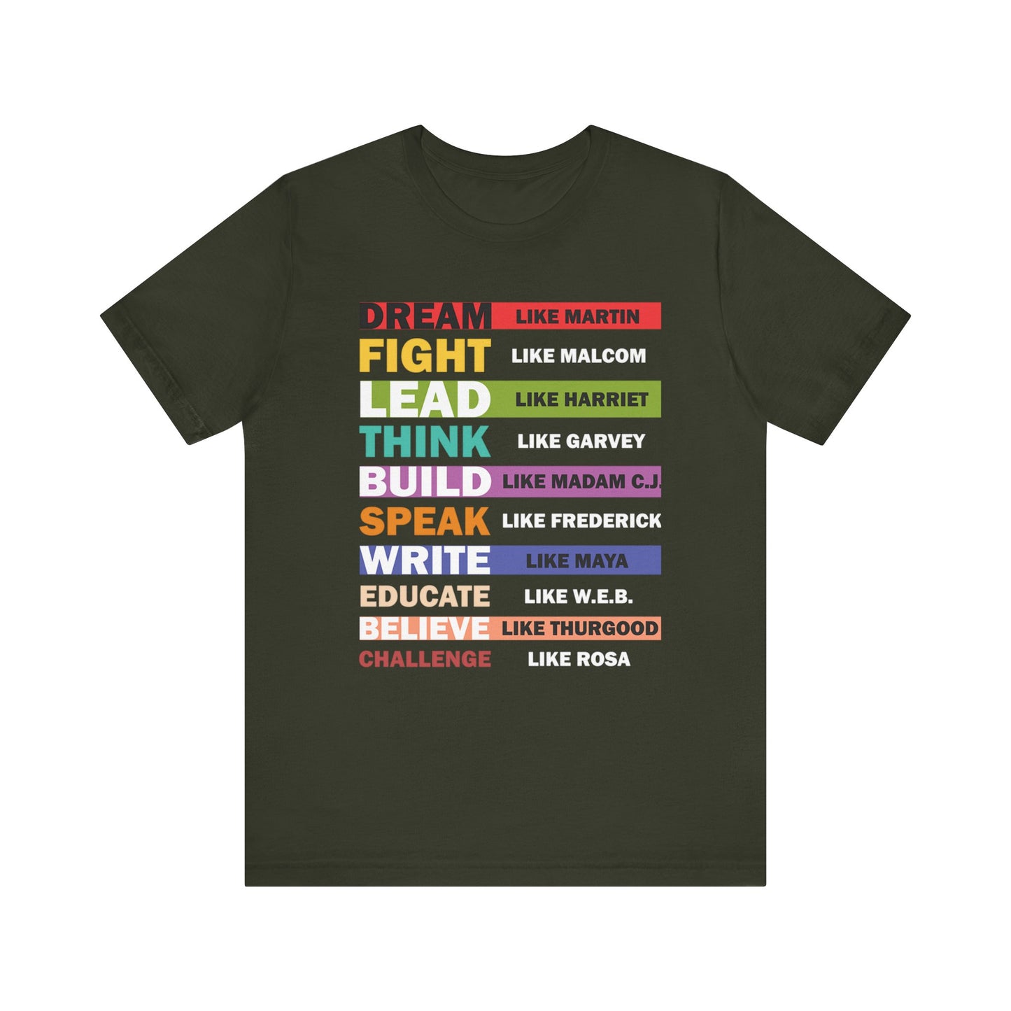 "Black Leaders" Unisex Jersey Short Sleeve Tee