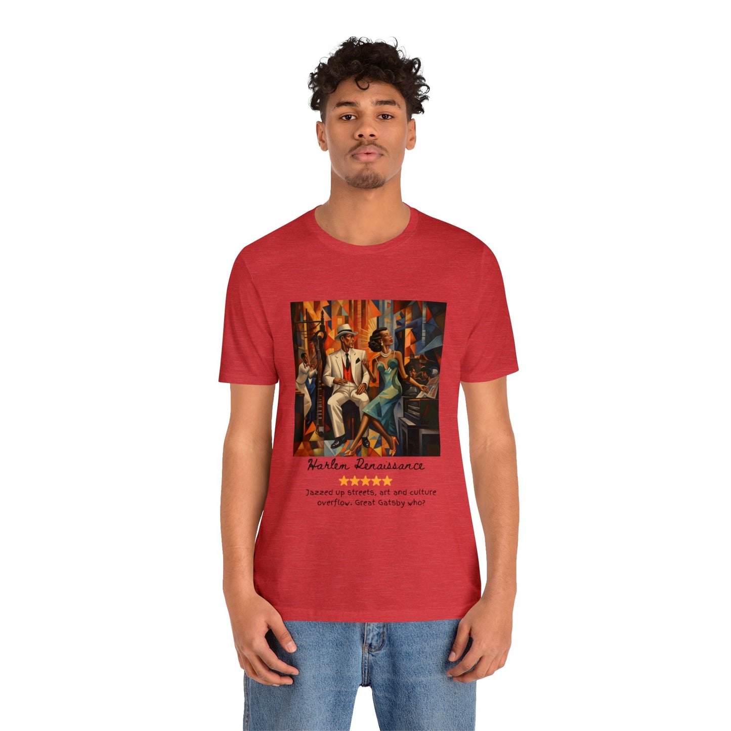The Harlem Renaissance Experience! ✨🌟 Black font Tee