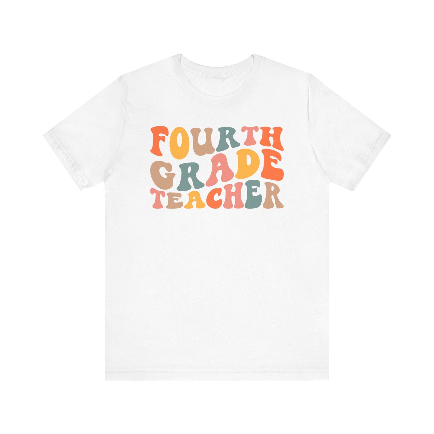 Retro Fourth Grade Tee-colorful