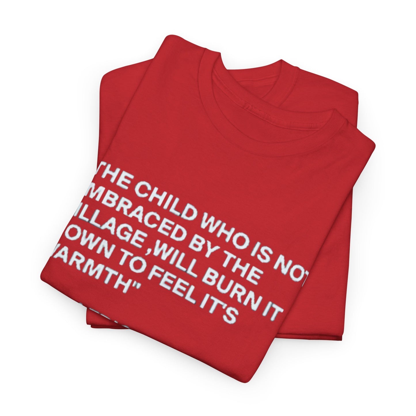 The Village – African Proverb Statement Tee
