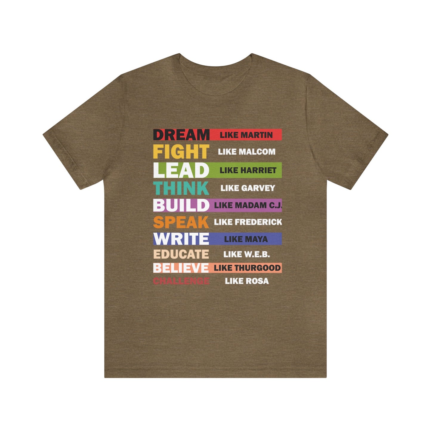 "Black Leaders" Unisex Jersey Short Sleeve Tee