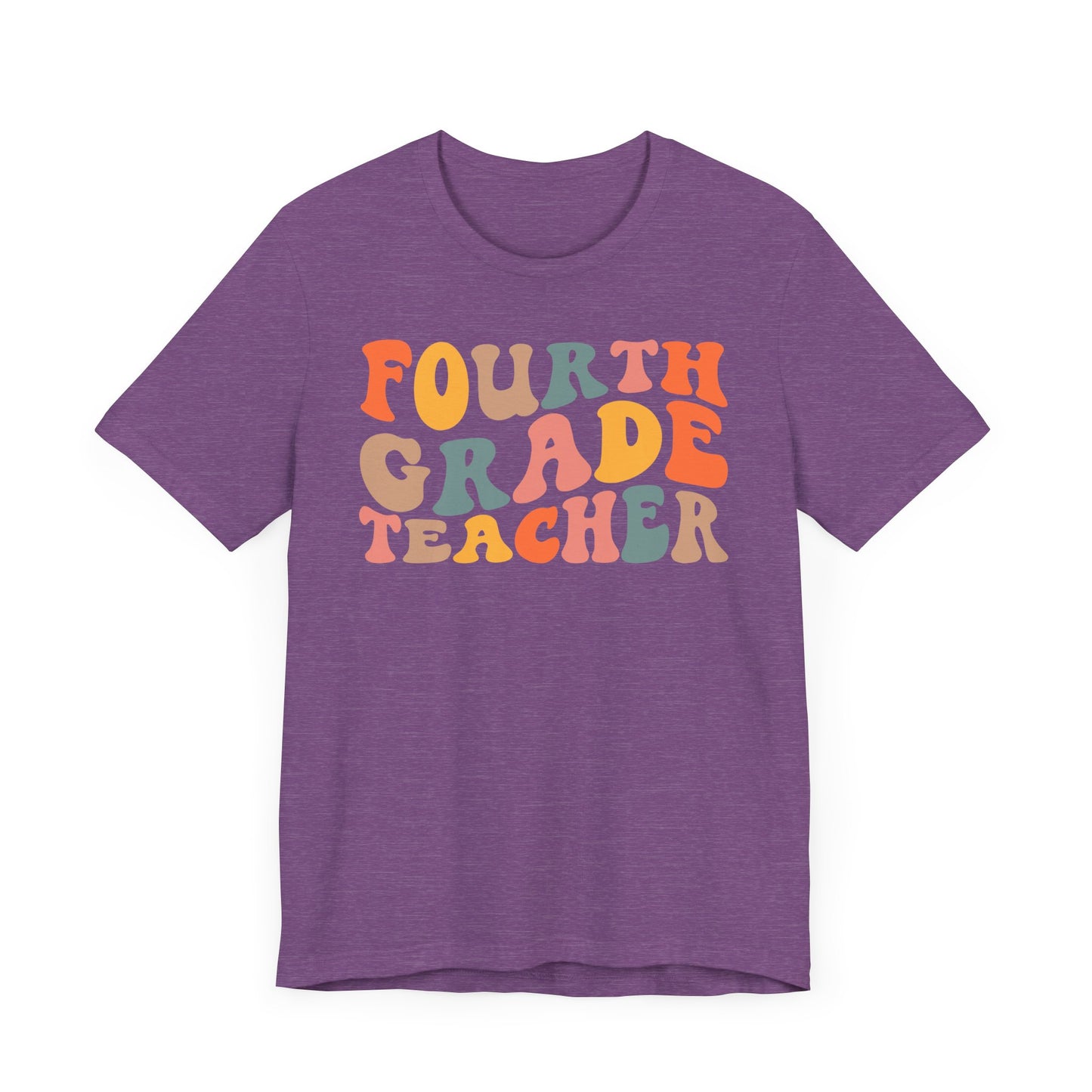 Retro Fourth Grade Tee-colorful