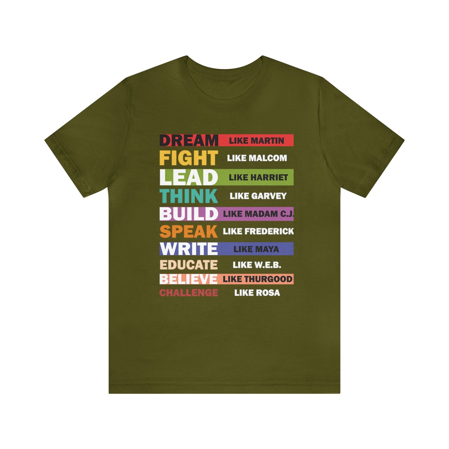 "Black Leaders" Unisex Jersey Short Sleeve Tee