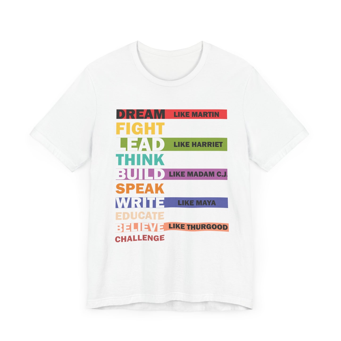 "Black Leaders" Unisex Jersey Short Sleeve Tee