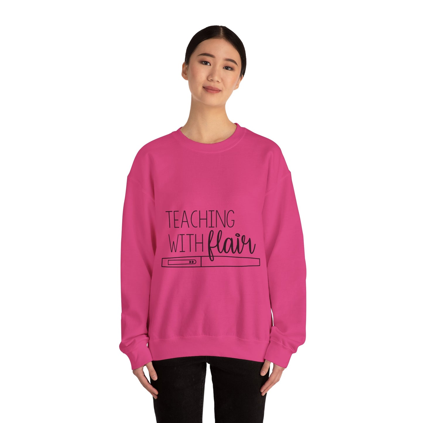 Teaching with Flair Unisex Heavy Blend™ Crewneck Sweatshirt