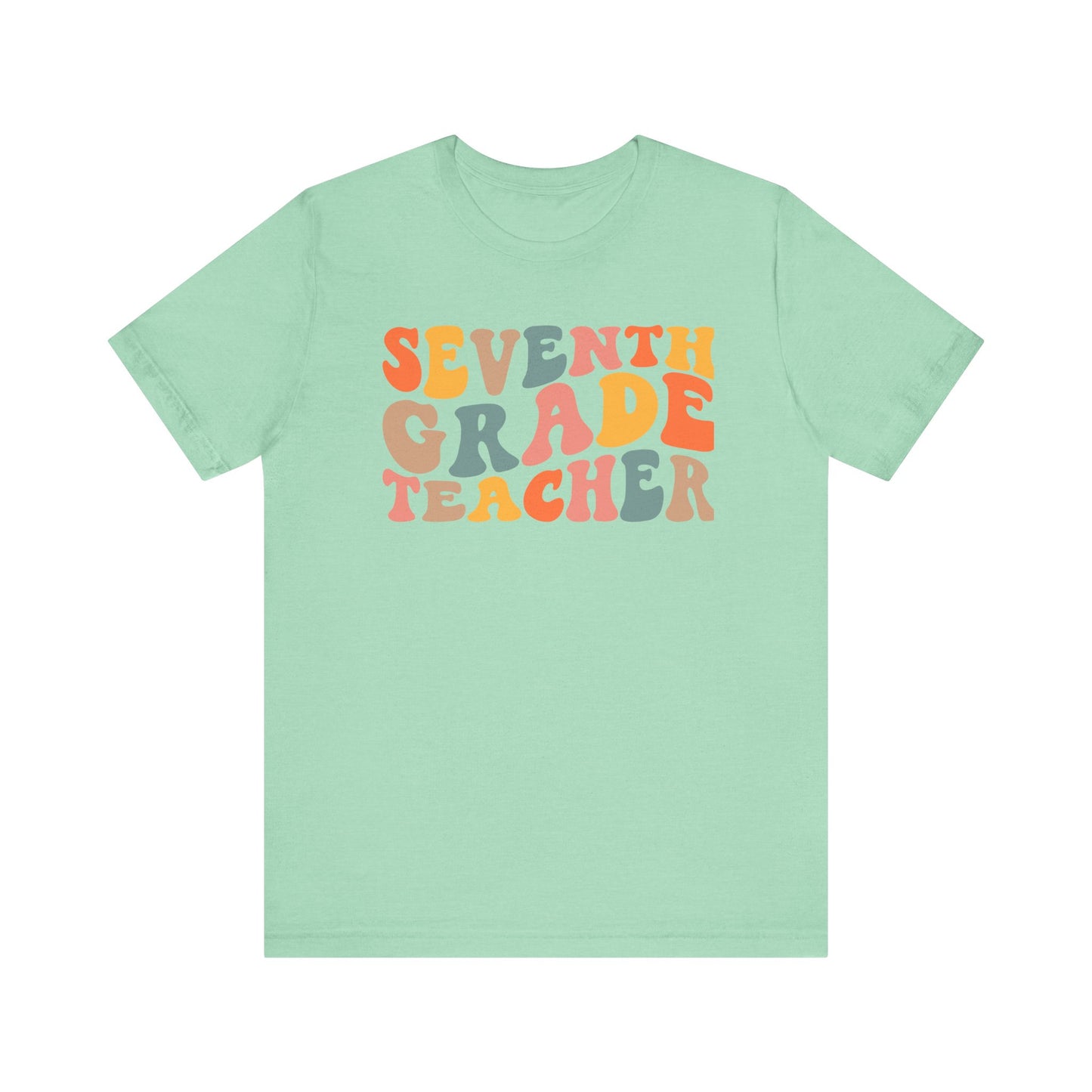 Retro Seventh Grade Tee-colorful