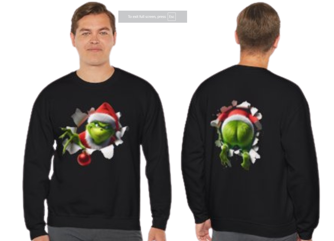 "Grinchmas Breakout Sweatshirt"