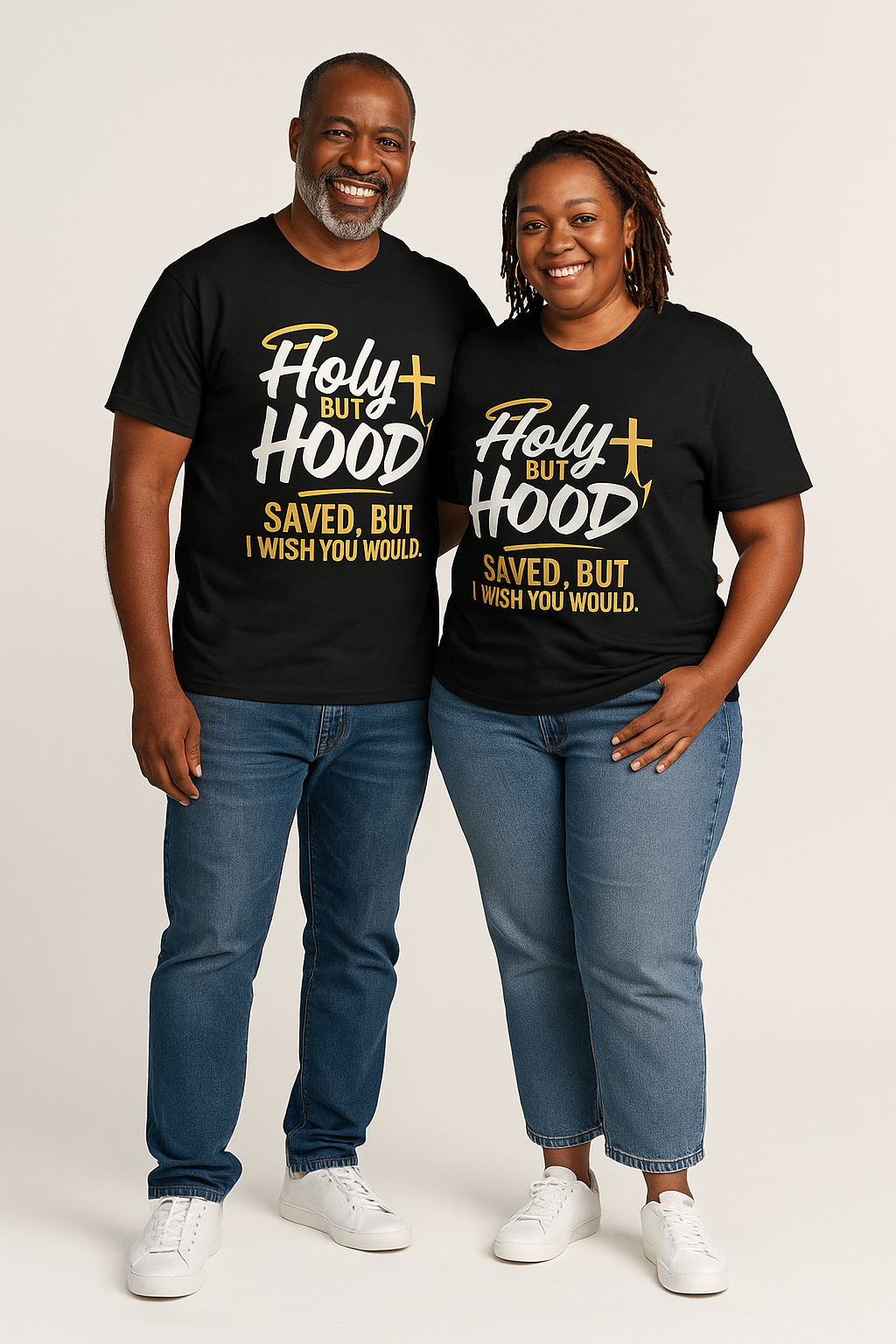 Holy But Hood” Unisex Heavy Cotton T-Shirt