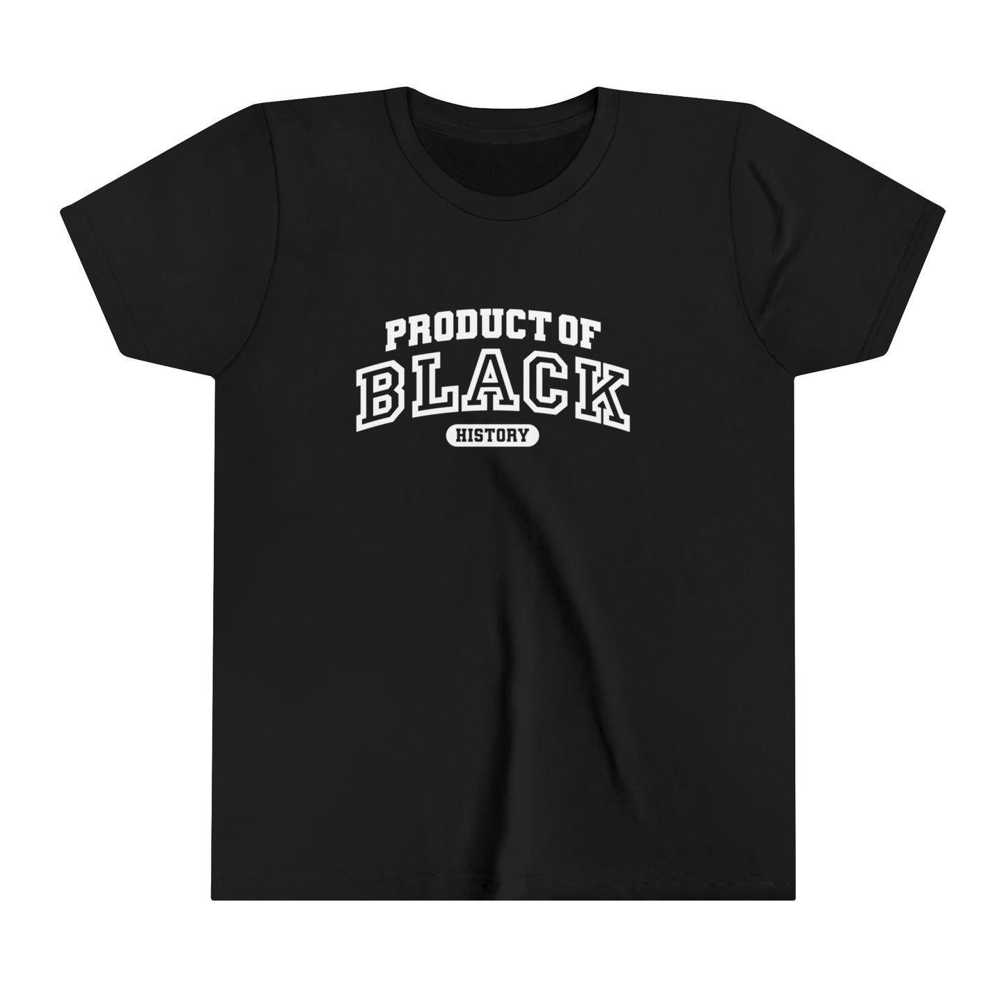 Product of Black History Youth Short Sleeve Tee