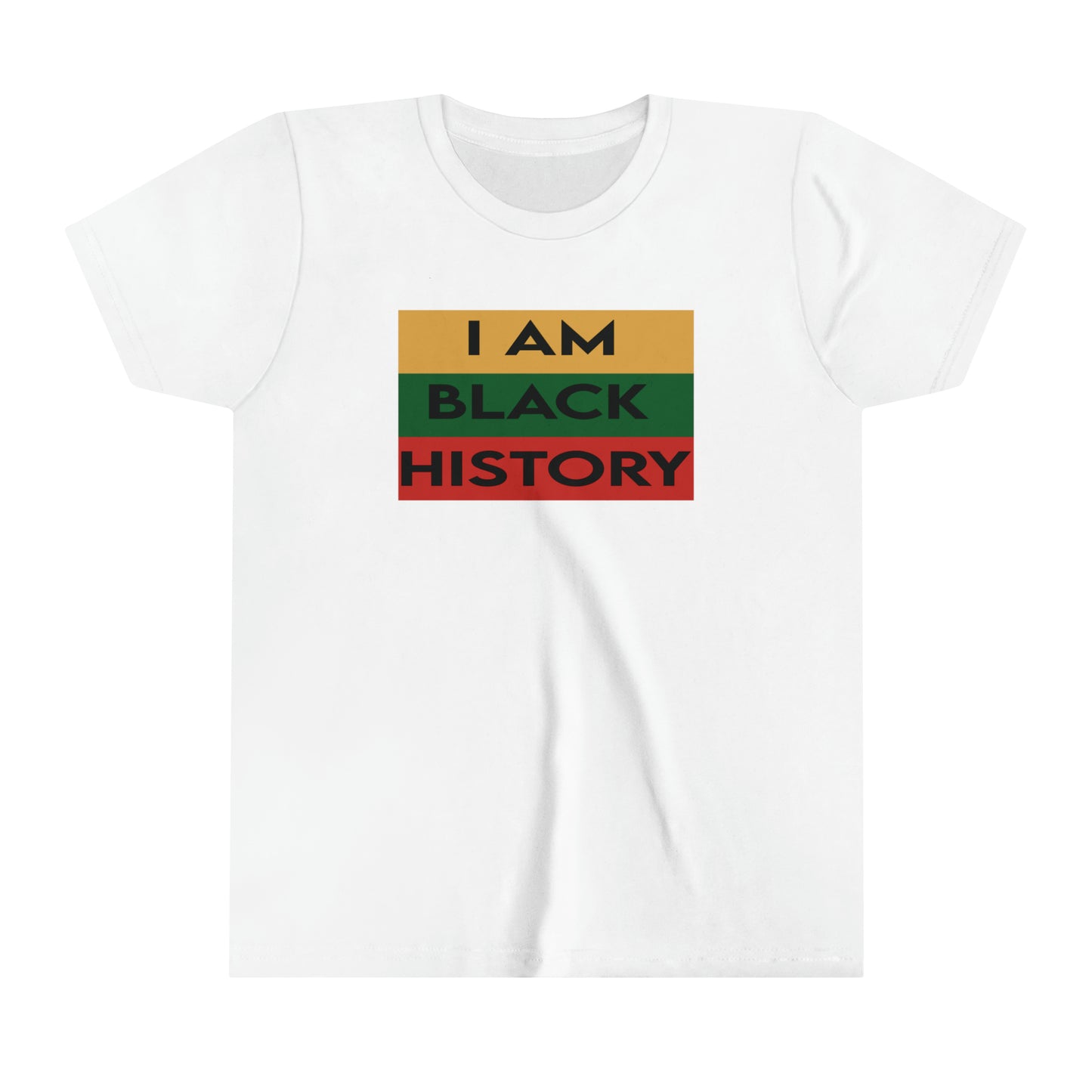 I AM BLACK HISTORY Youth Short Sleeve Tee