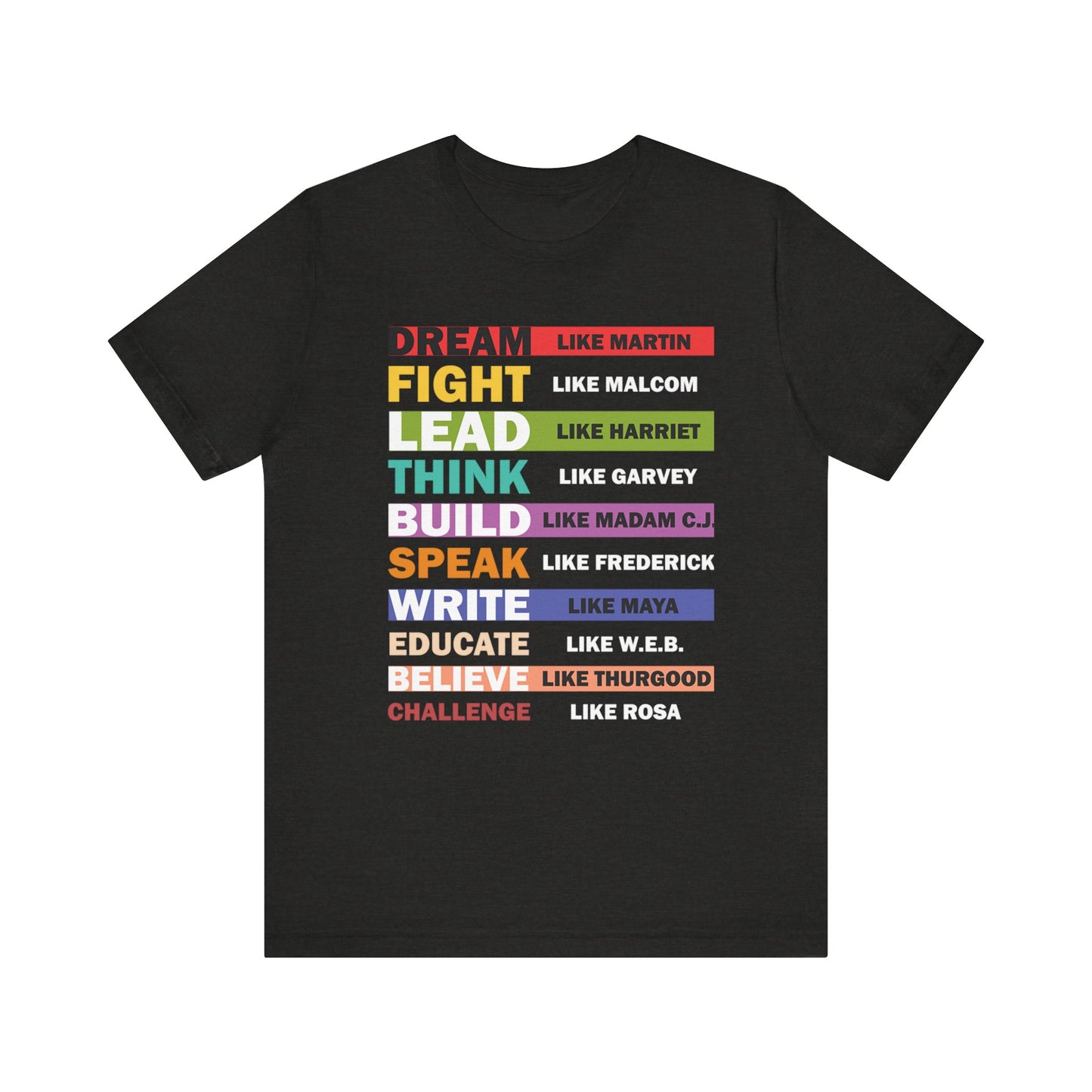 "Black Leaders" Unisex Jersey Short Sleeve Tee