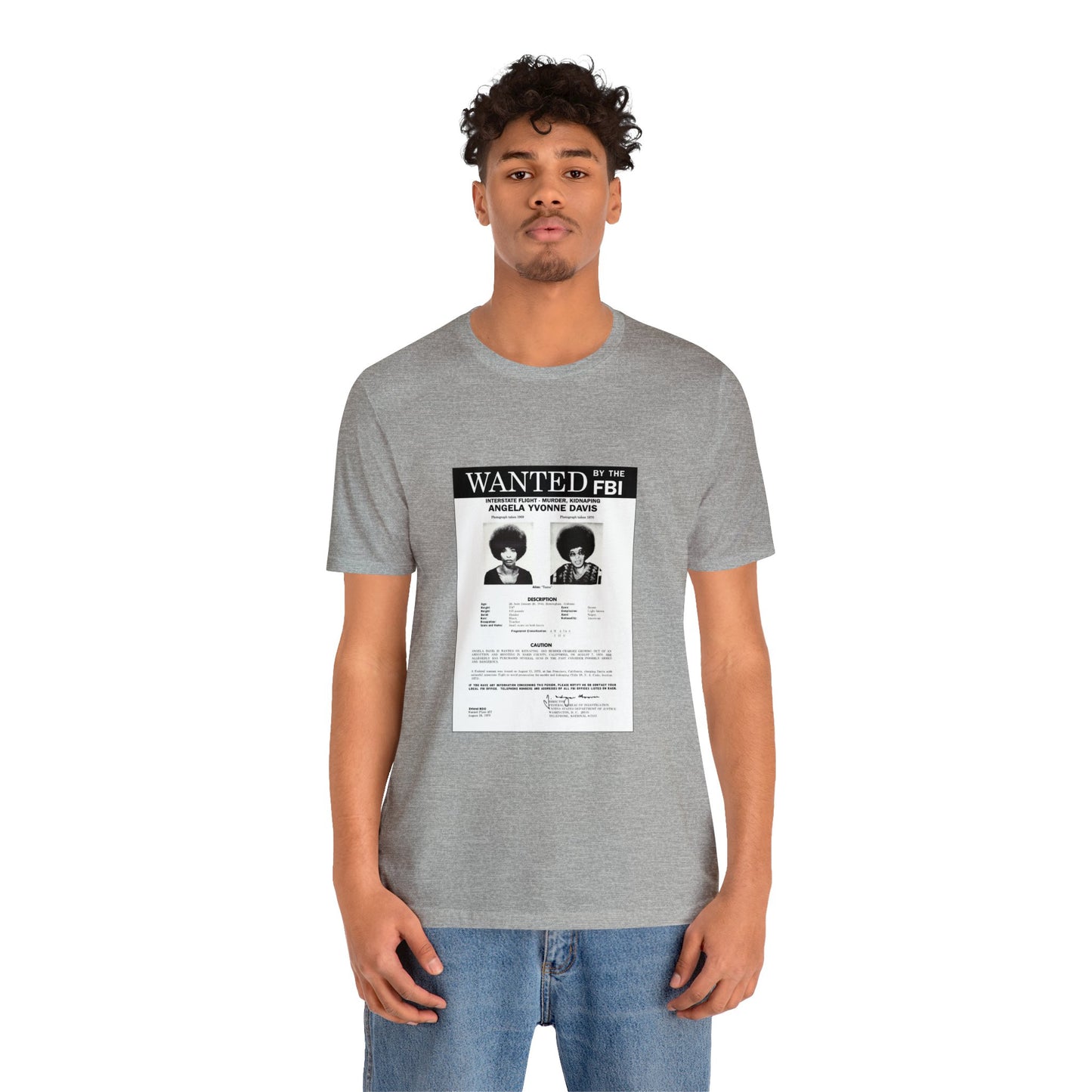 Angela Davis Unisex Jersey Short Sleeve Tee