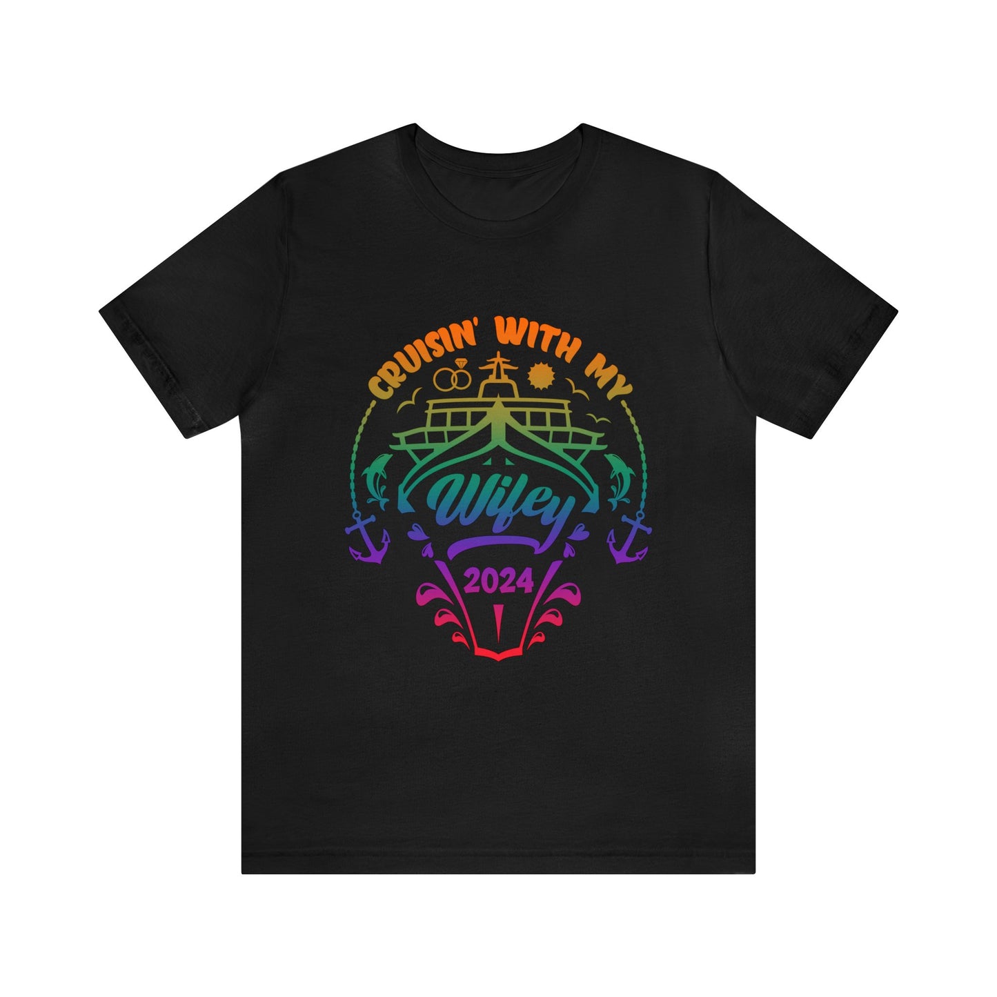 "Cruisin' with my Wifey 2024" Short Sleeve Tee