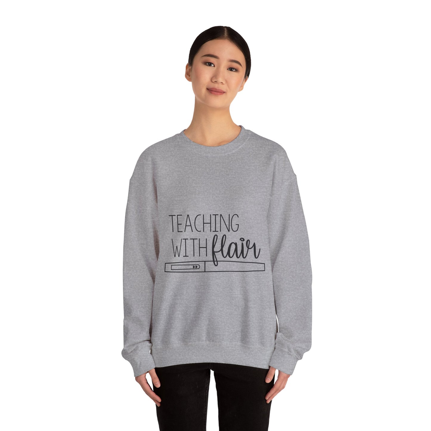 Teaching with Flair Unisex Heavy Blend™ Crewneck Sweatshirt