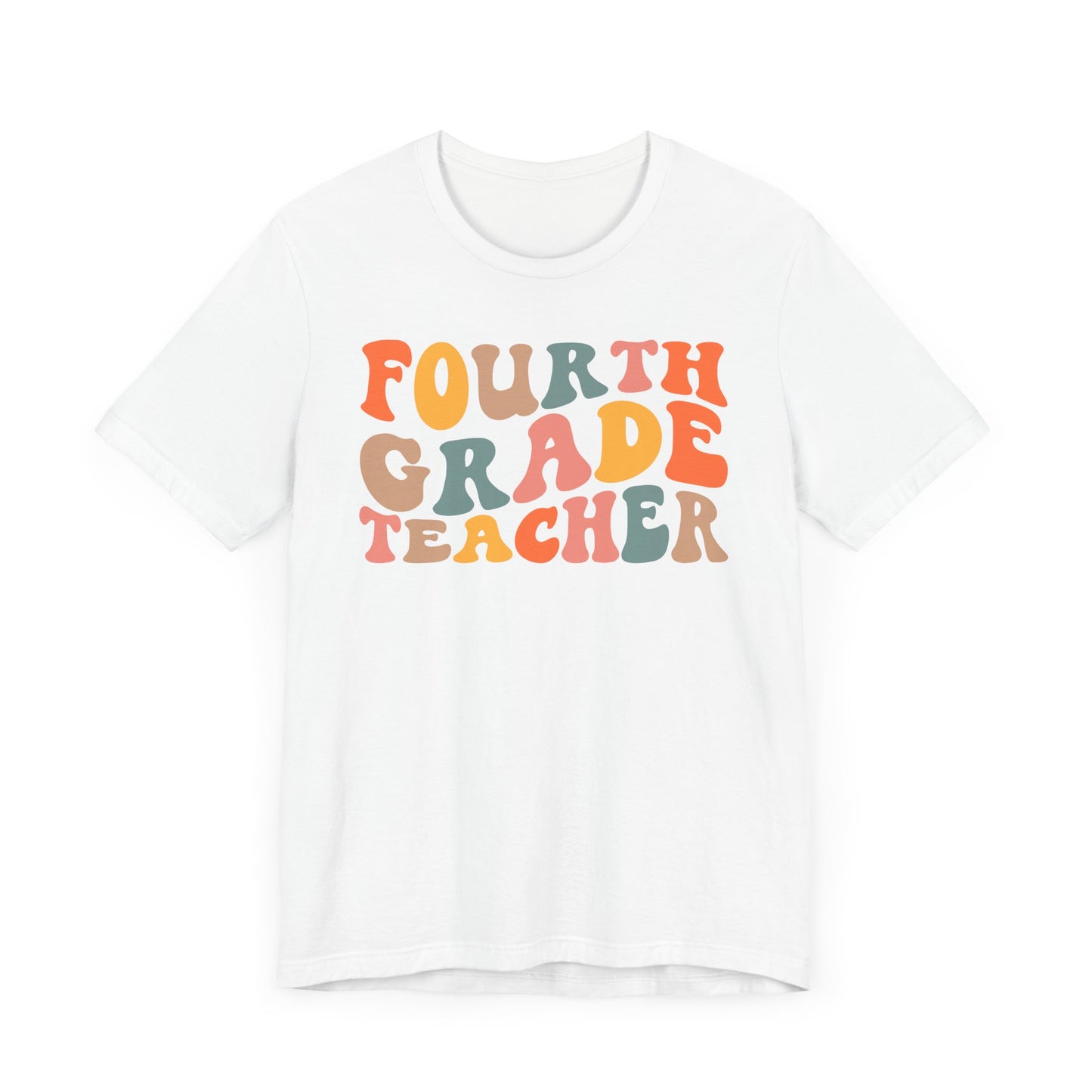 Retro Fourth Grade Tee-colorful