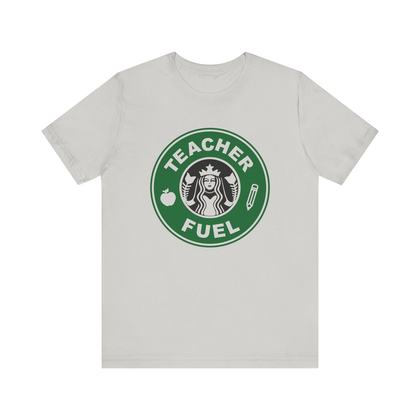 Teacher Fuel in a coffee Logo