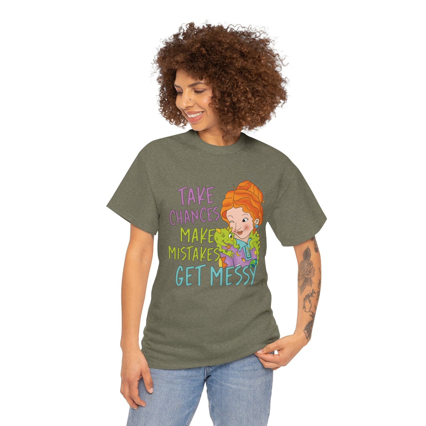 Ms. Frizzle “Take Chances · Make Mistakes · Get Messy Unisex Tee