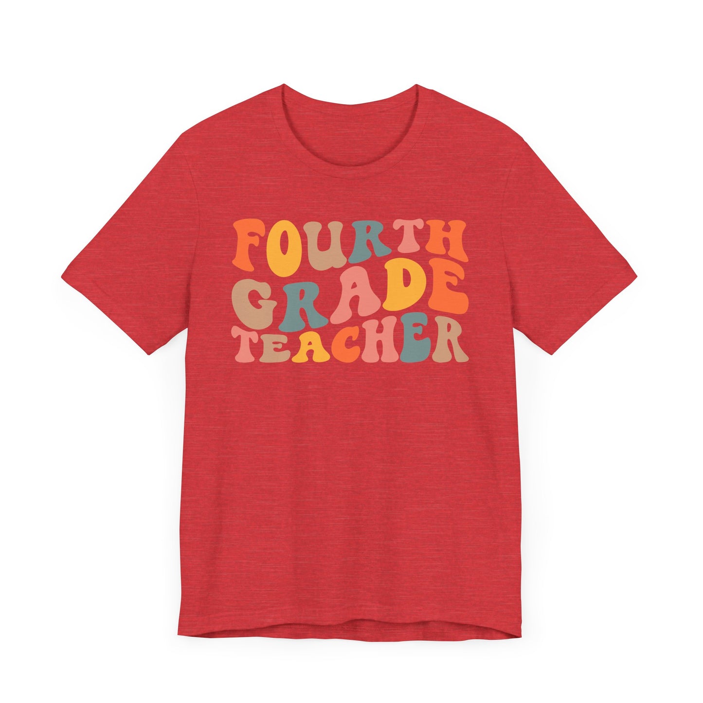 Retro Fourth Grade Tee-colorful